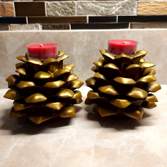 Partylite Pinecone Pair - Picture 4 of 5